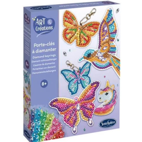Porte-clés à diamanter