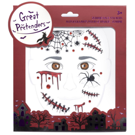 Stickers pour visage Zombie