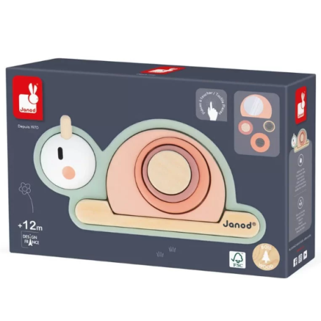 Empilable sensoriel escargot