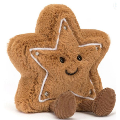 Peluche biscuit étoile de la collection Amuseables