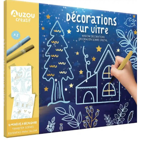 Décorations sur vitre