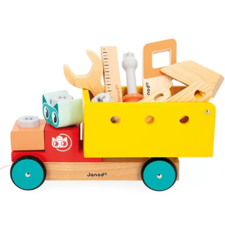 Camion de bricolage à tirer