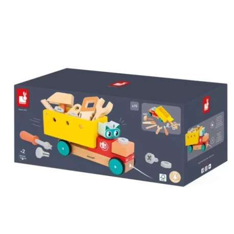 Camion de bricolage à tirer