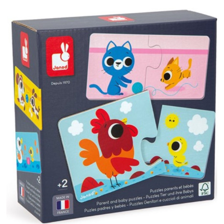 Puzzle Parents et bébés animaux