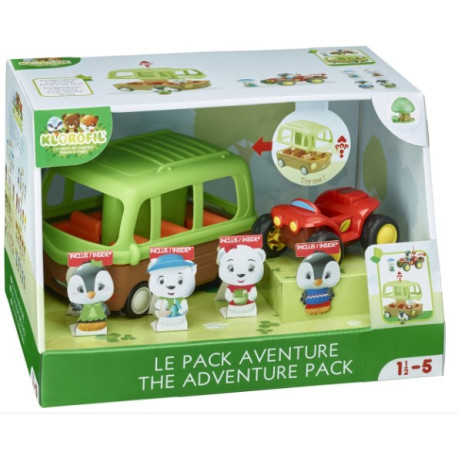 Pack aventure Klorofil Bus quad avec personnages