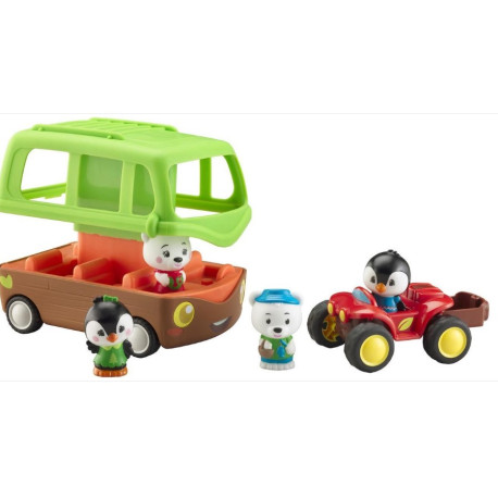 Pack aventure Klorofil Bus quad avec personnages