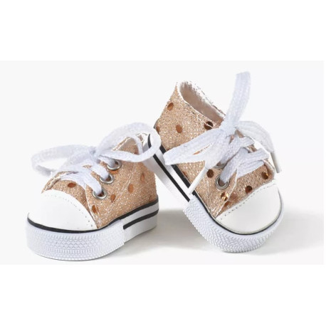 Minikane Baskets Komvers dorées sequins