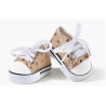 Minikane Baskets Komvers dorées sequins
