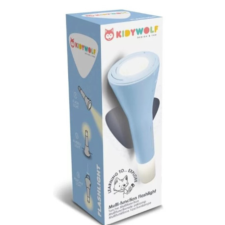 Lampe de poche 3 en 1 bleue