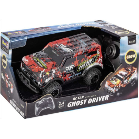 Voiture RC Ghost driver rouge