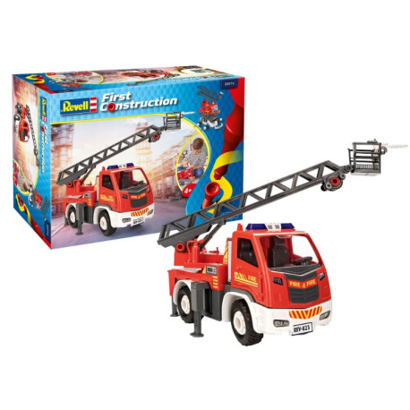 First construction Camion de pompier grande échelle