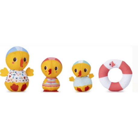 3 canards au bord de l'eau