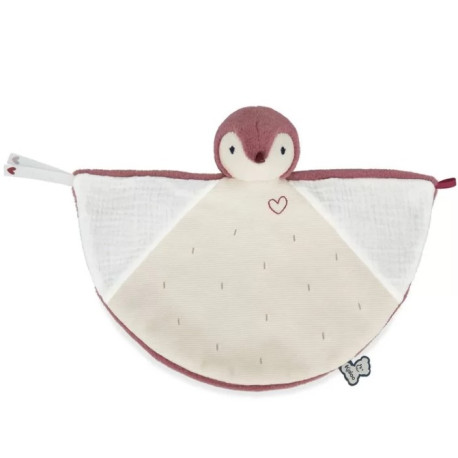 Complices Doudou manchot rose