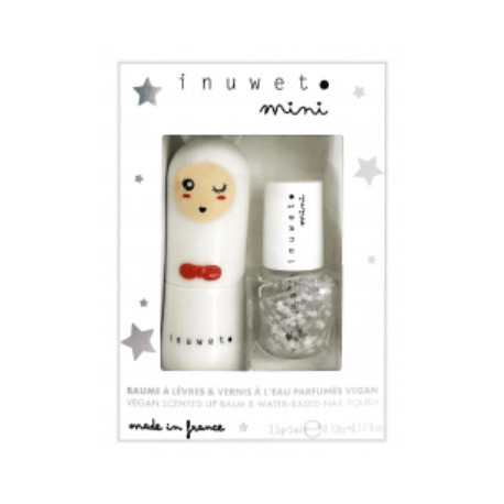 Coffret duo baume à lèvres et vernis à ongles White