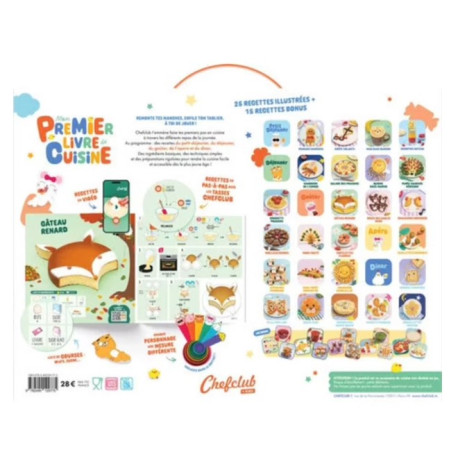 Chef Club Coffret Mon 1er livre de cuisine