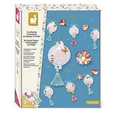 Guirlande lumineuse en papier à créer 