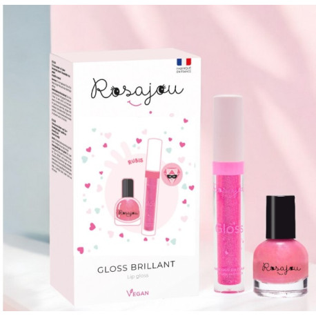 Coffret duo Gloss et vernis à ongles Rubis