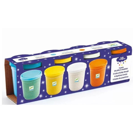 Pates à modeler pailletées