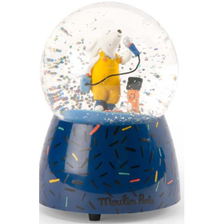 Puce et Pilou Boule à neige musicale