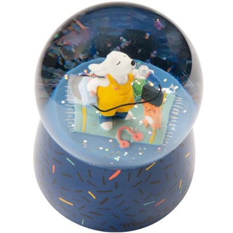 Puce et Pilou Boule à neige musicale