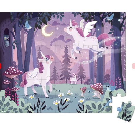Puzzle Licornes 54 pièces