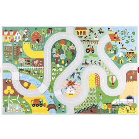 Cross roads Tapis Campagne