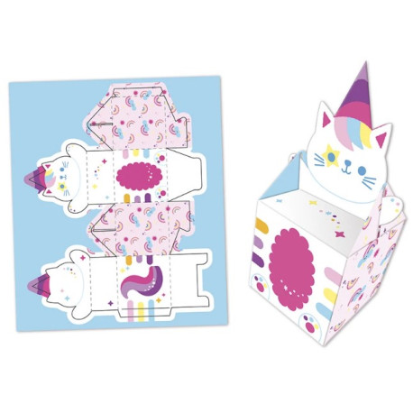 12 boîtes en papier Kawaï à créer