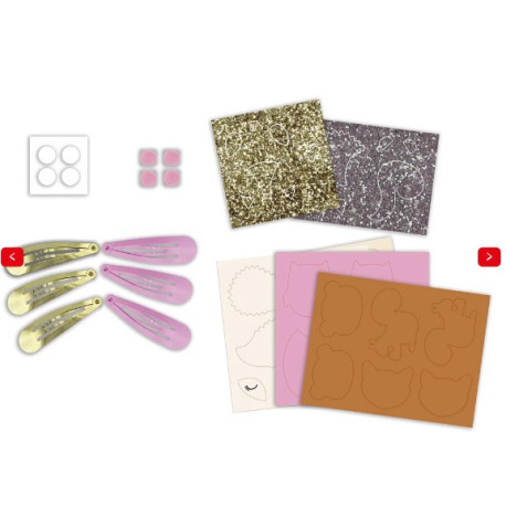 6 barrettes à créer Pretty forest