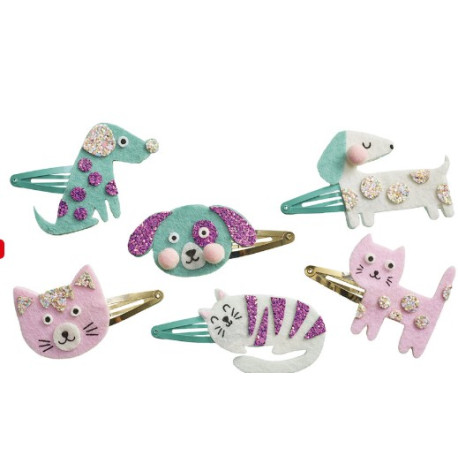 6 barrettes à créer Little pets