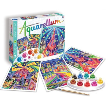 Aquarellum Paris by night