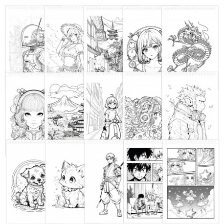 Professional studio Manga