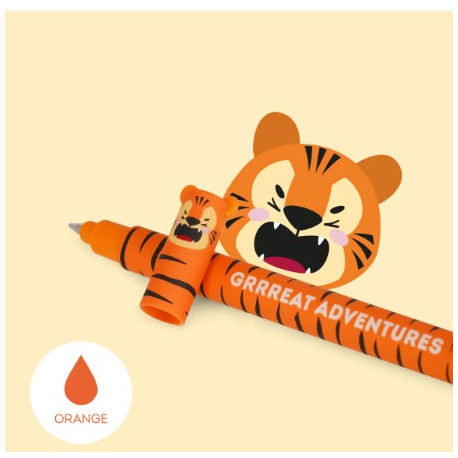 Legami Stylo encre à gel effaçable Tigre