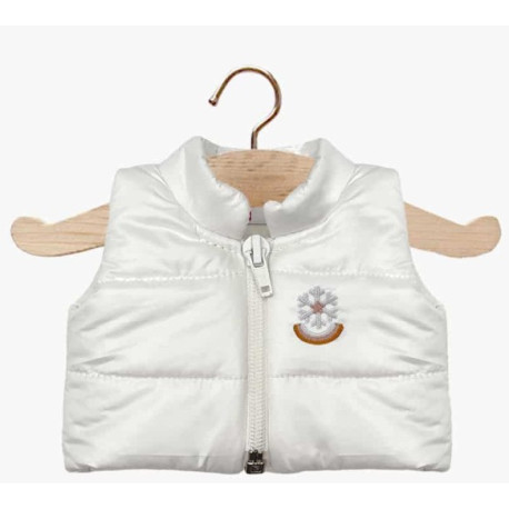 Minikane Doudoune sans manche blanche