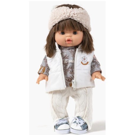 Minikane Doudoune sans manche blanche