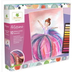 10 tableaux Pastels secs Danseuses