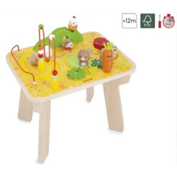 Table d'activités Ferme en bois