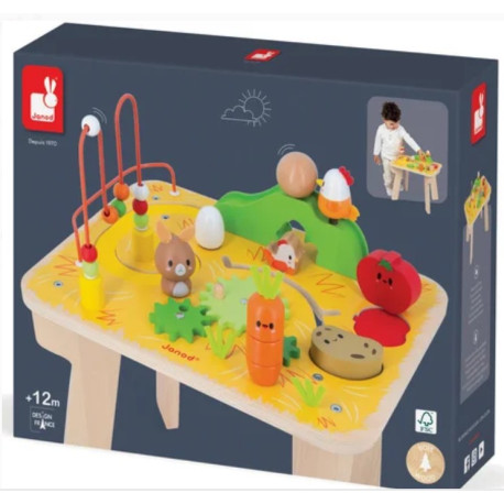 Table d'activités Ferme en bois