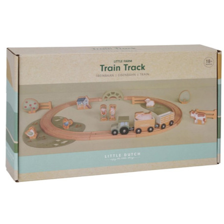 Circuit de train en bois
