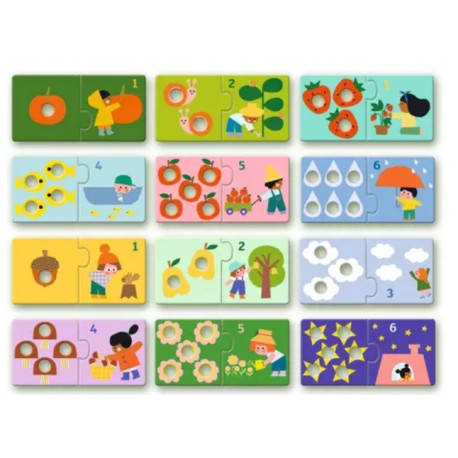 Puzzle duo Premiers chiffres