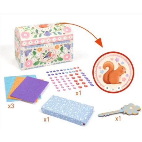 Coffre à décorer Précieux trésors