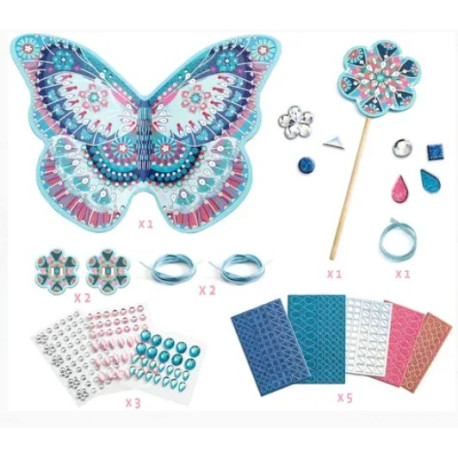 Ailes et baguette de fée à décorer - Do It Yourself
