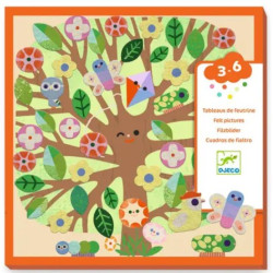 Collages feutrines La ronde des saisons