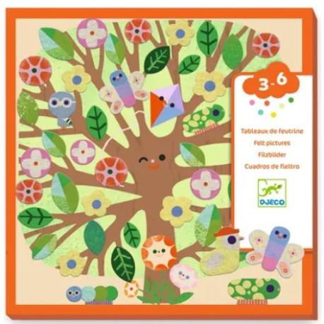 Collages feutrines La ronde des saisons