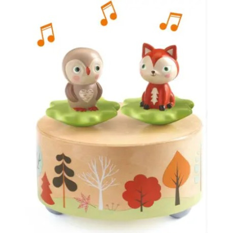 Boîte à musique magnétique Melody of the woods