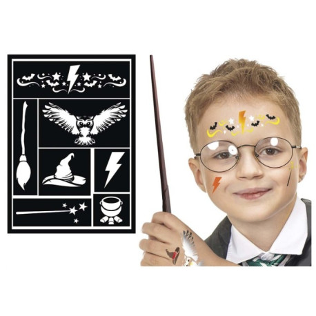 Pochoirs de maquillage Apprenti sorcier halloween