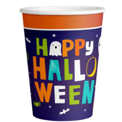 8 gobelets en carton halloween Friends