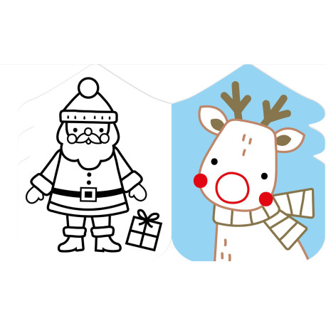 Je colorie sans dépasser Noël