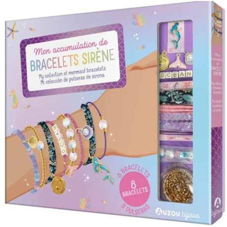 Mon accumulation de bracelets Sirène
