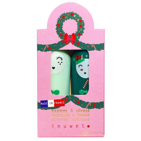 Coffret 2 baumes à lèvres Noël Star sequin