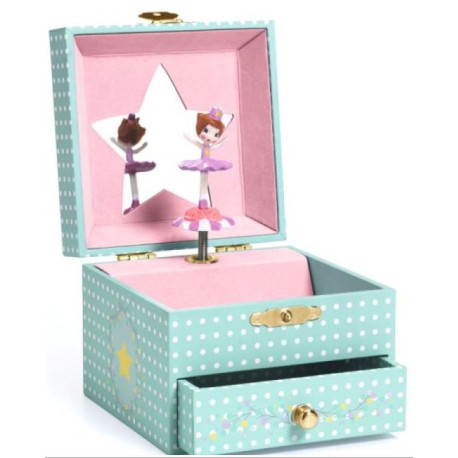 Boîte à bijoux musicale Délicate ballerine